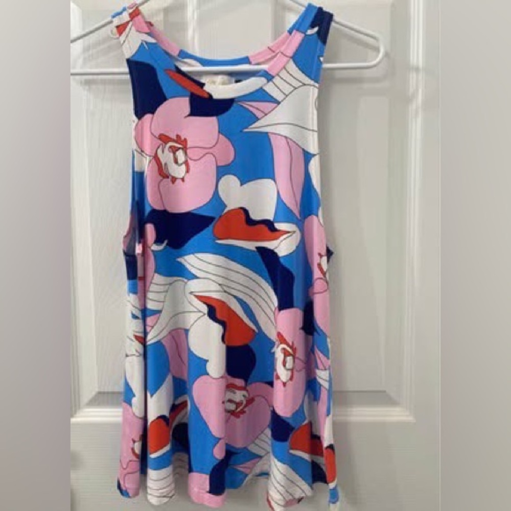 NWOT Ava Sky Fighting Eel Retro Orchid Top. Size M
